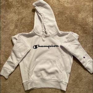Champion White Hoodie